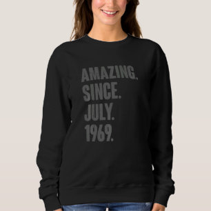 Sudadera Asombroso desde julio de 1969 53 años de edad
