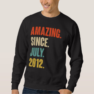 Sudadera Asombroso desde julio de 2012 10 años de edad