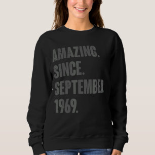 Sudadera Asombroso desde septiembre de 1969 53 años de edad
