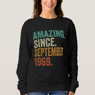 Sudadera Asombroso desde septiembre de 1969 53 años de edad