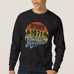 Sudadera Asombroso niño de 51 años desde septiembre de 1971