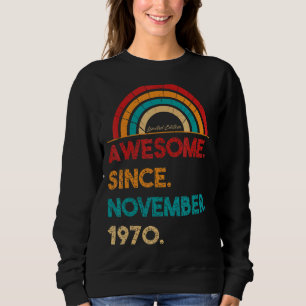 Sudadera Asombroso niño de 52 años desde noviembre de 1970