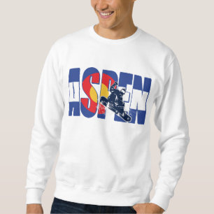 Sudadera Aspen Colorado y Snowboarder