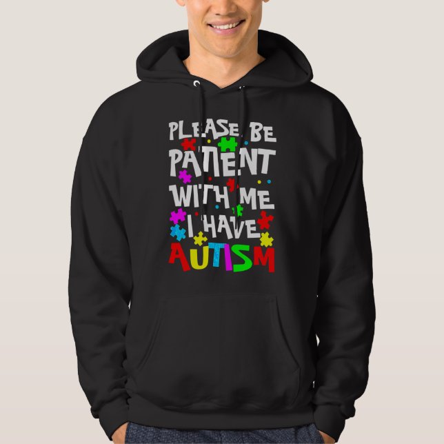 Sudadera Asperger Niños Por Favor Sean Pacientes Conmigo Qu (Anverso)