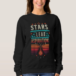 Sudadera Aspiraciones de estrellas de plomo