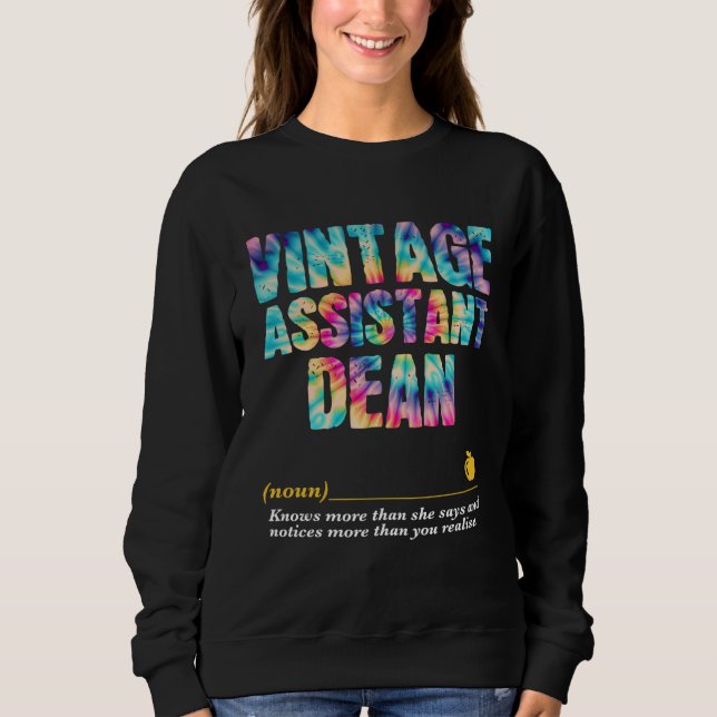 Sudadera Assistant Dean Appreciation Week Back to School (Anverso)