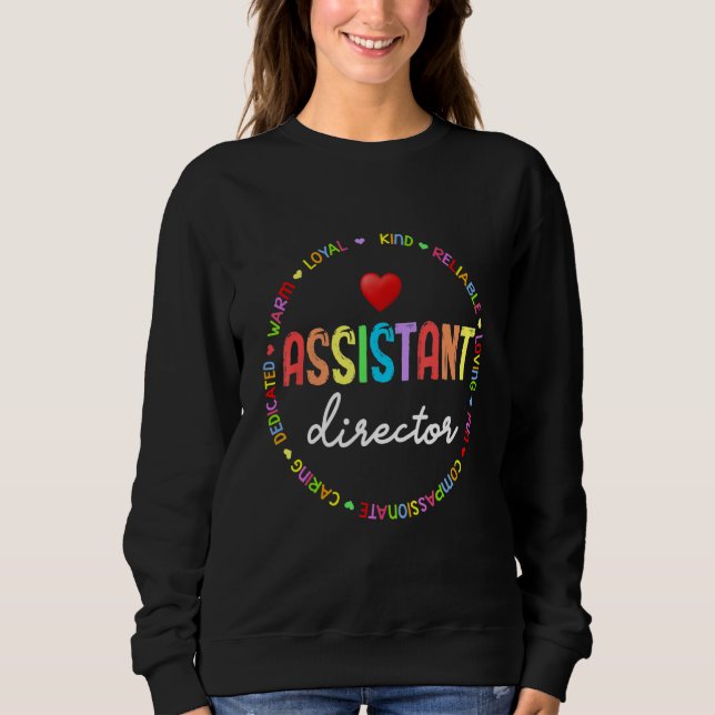 Sudadera Assistant Director Appreciation Week Theater Nursi (Anverso)