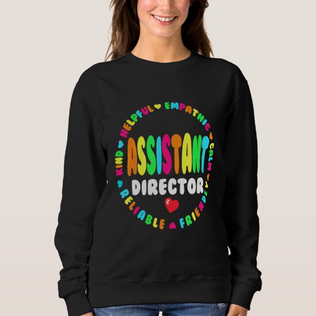 Sudadera Assistant Director Appreciation Week Theater Nursi (Anverso)