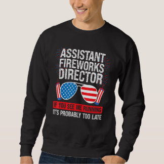 Sudadera Assistant Fireworks Director Me Running Assistant 