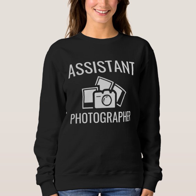 Sudadera Assistant Photographer (Anverso)