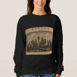 Sudadera Astana | Vintage Travel City Design