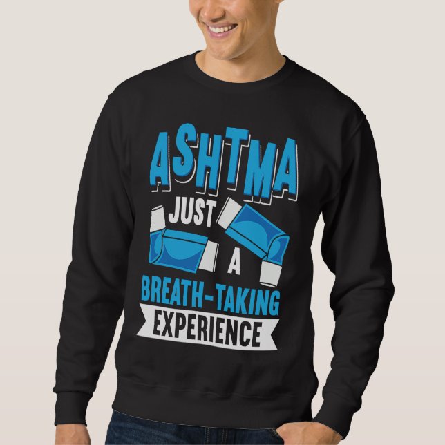 Sudadera Asthma Awareness Inhaler Sarcasm Copd Breathing Re (Anverso)