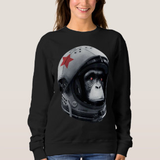 Sudadera Astro Chimp Astronauta Espacio Galaxia Casco Mono 