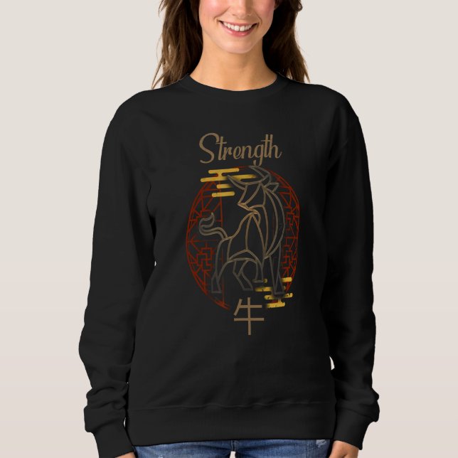 Sudadera Astrología de animales zodiacales chinos Ox Atti g (Anverso)
