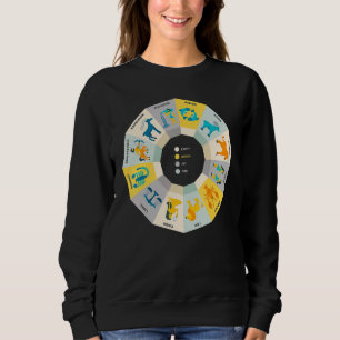 Sudadera Astrología de la rueda zodiaca Horóscopo Mujeres G