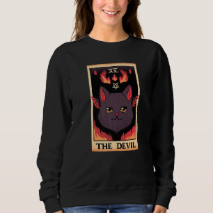 Sudadera Astrología El Lector De Tarjetas Tarot De Gato Dia