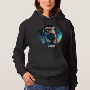 Sudadera Astrología personalizada de Aries Cumpleaños de Ca