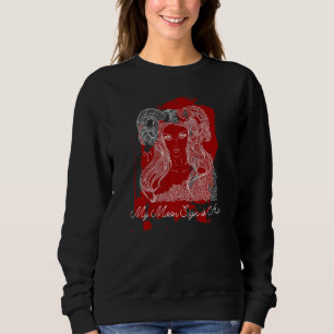 Sudadera Astrología Zodiac Horóscopo Mi Rótulo lunar son Ar