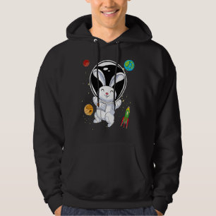 Sudadera Astrón científico de planetas de cohetes animales