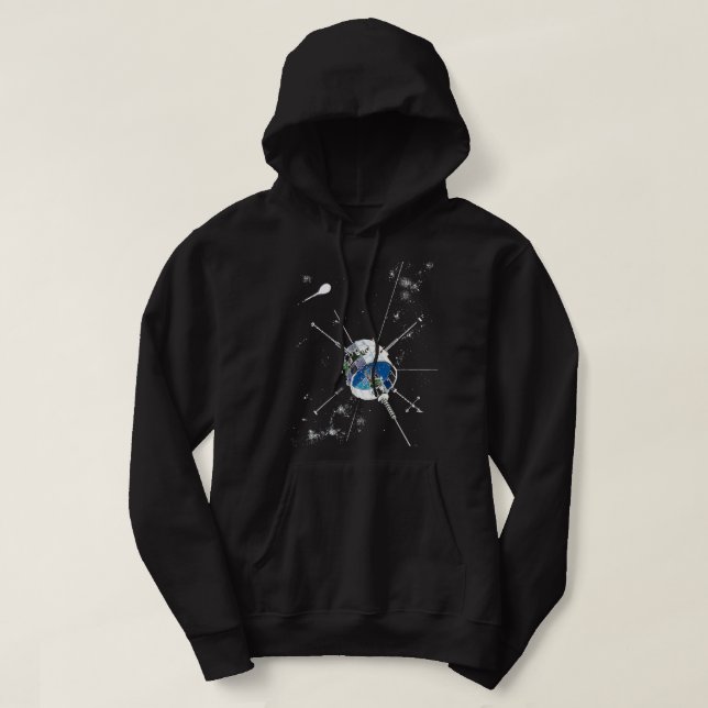 Sudadera Astrón espacial de exploración por satélite de la  (Diseño del anverso)