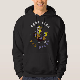 Sudadera Astrona Piloto De Ufo Extraterrestre Certificada P