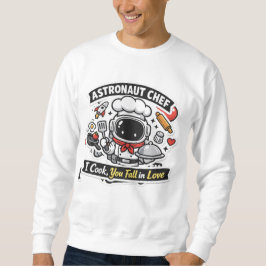Sudadera Astronaut Chef – Love Is My Secret Ingredient 🚀🍳