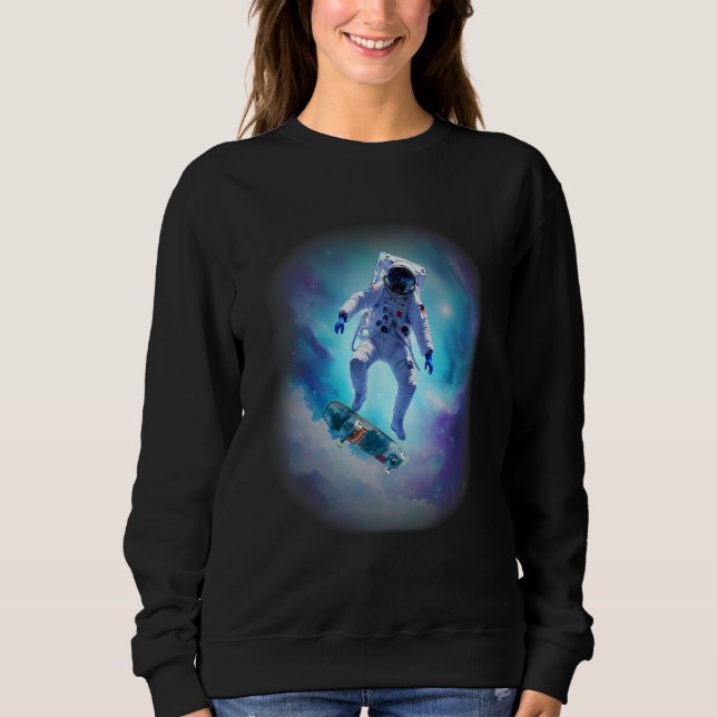 Sudadera Astronaut Cosmic Kickflip Skateboard 1 (Anverso)