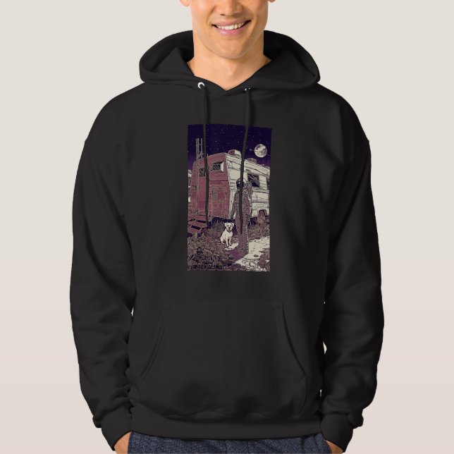Sudadera Astronaut Dog Space  No Place Like Home  Cool Grap (Anverso)
