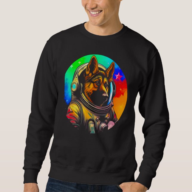 Sudadera Astronaut German Shepherd Dog (Anverso)
