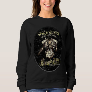 Sudadera Astronaut Humor Motorcycle Biker  Space Rider