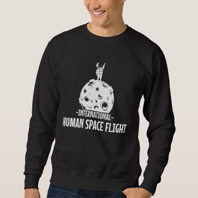 Sudadera Astronaut on the moon and Mars for space friends (Anverso)