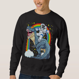 Sudadera Astronaut Riding Dinosaur Rex Astro Space Dino Pre
