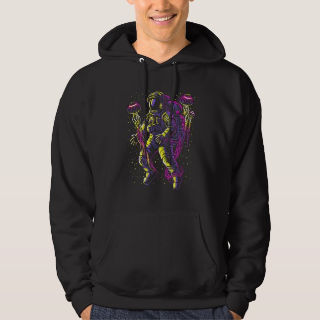 Sudadera Astronaut with space jellyfish (Anverso)