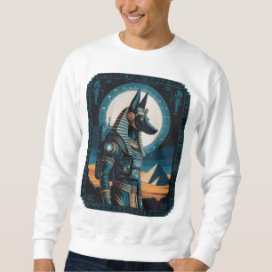 Sudadera Astronauta Anubis - Guardián cósmico de la tarde