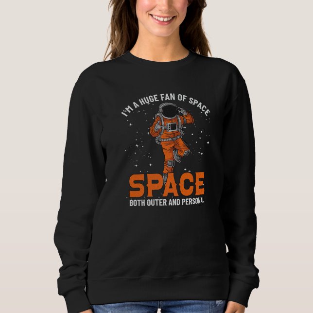 Sudadera Astronauta Astronomía Sistema Solar Espacio Exteri (Anverso)