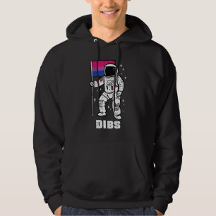 Sudadera Astronauta Bisexual Bi Bandera Dibs Orgullo Lgbtq