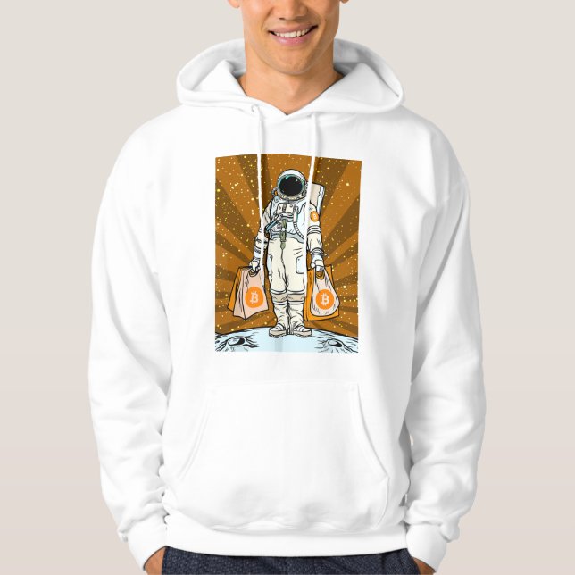 Sudadera Astronauta BITCOIN-HODL-Crypto (Anverso)