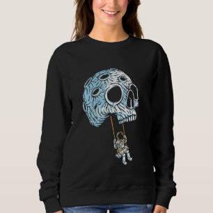 Sudadera Astronauta Calavera Halloween Truco O Trate Horror