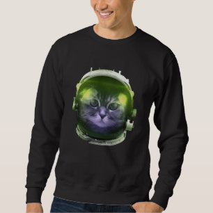 Sudadera Astronauta Cats Espacio espacial Viaje Gracioso Re