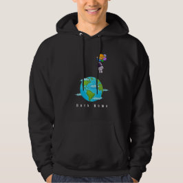Sudadera astronauta con globos desembarcando camiseta de ti