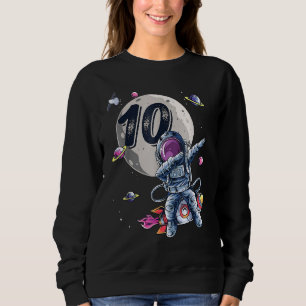 Sudadera Astronauta de cumpleaños 10 años
