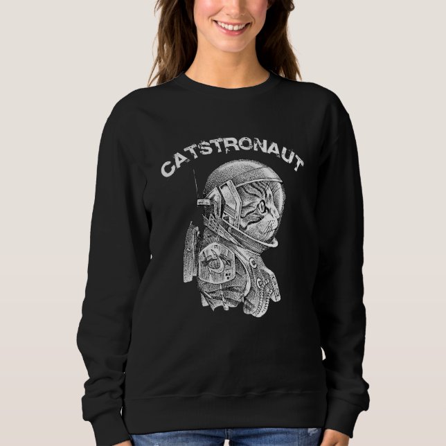 Sudadera Astronauta De Gatos Catastronautas En Catastro De  (Anverso)
