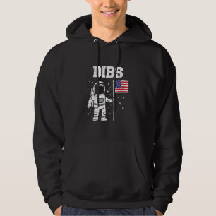 Sudadera Astronauta De La Luna De Los Ee.Uu. Bandera Estado