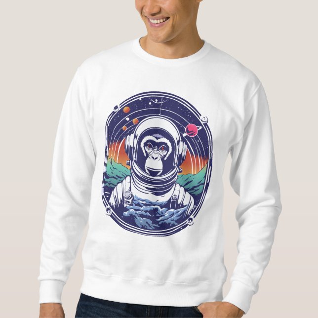 Sudadera Astronauta de mono espacial (Anverso)
