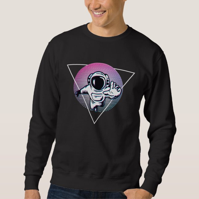 Sudadera Astronauta del espacio ultraterrestre Spaceman Gal (Anverso)