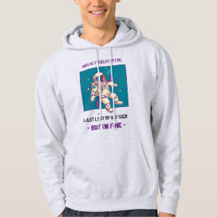 Sudadera Astronauta divertida perdida en el espacio estoy b