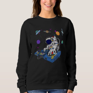 Sudadera Astronauta Dj Festival de Techno Edm de Música Psi