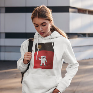 Sudadera Astronauta en el planeta rojo del Explorador espac