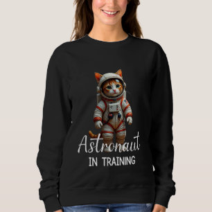 Sudadera Astronauta en entrenamiento retro recorta espacio