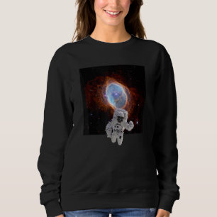 Sudadera Astronauta en Southern Ring Nebula Webb Space Tele